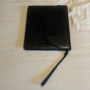 Brookstone genuine leather tablet folio
